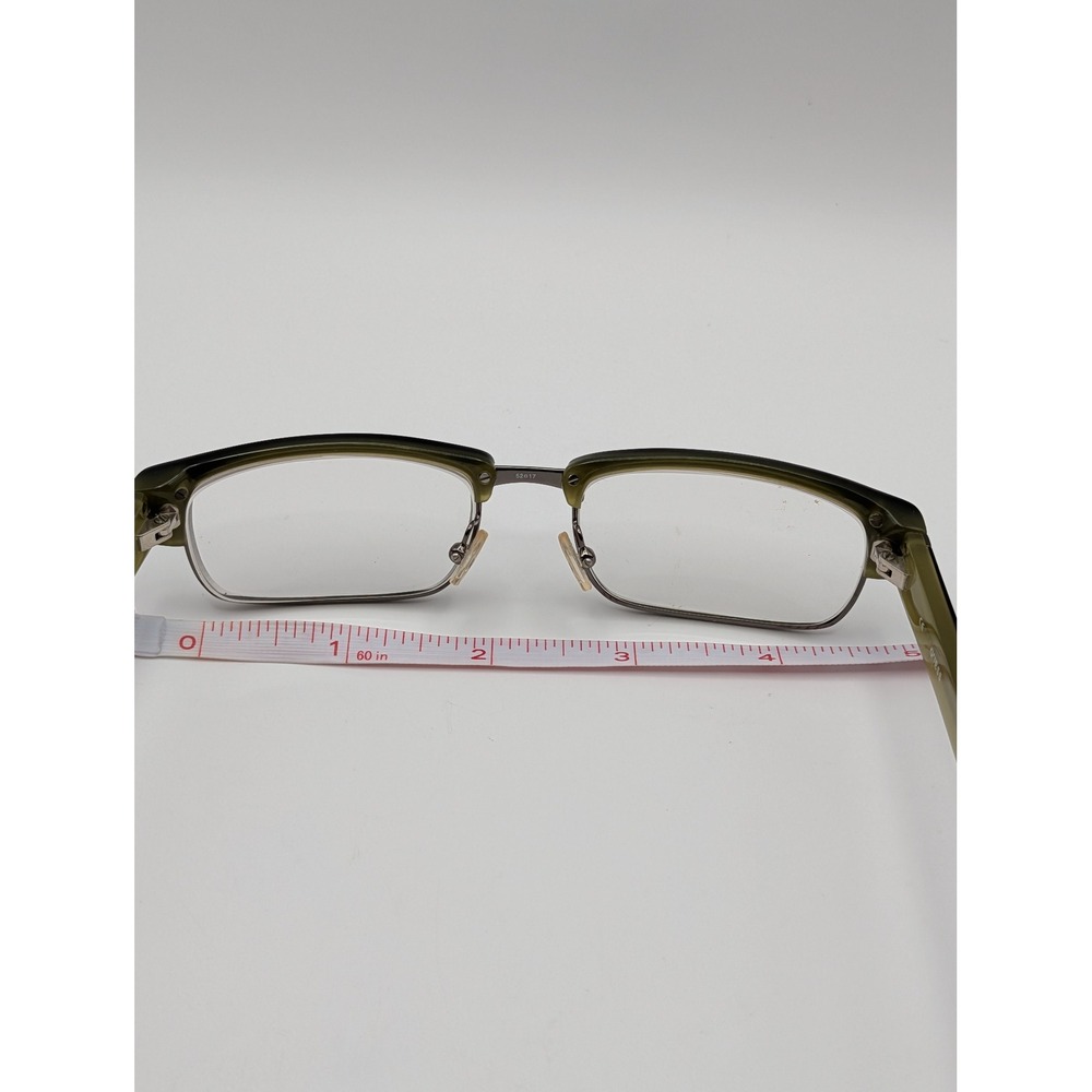 Guess GU1546 Eyeglass Frames Only Black Green Full Rim Rectangle 52-17-145 - Picture 12 of 16